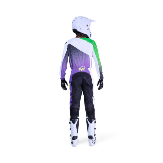 Maillot cross FOX 2026 180 Kawasaki - Violet Blanc