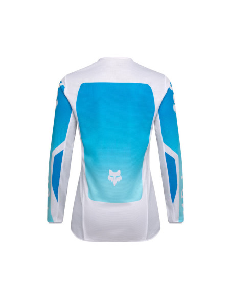 Maillot cross femme FOX 2026 180 Shield - Blanc Bleu