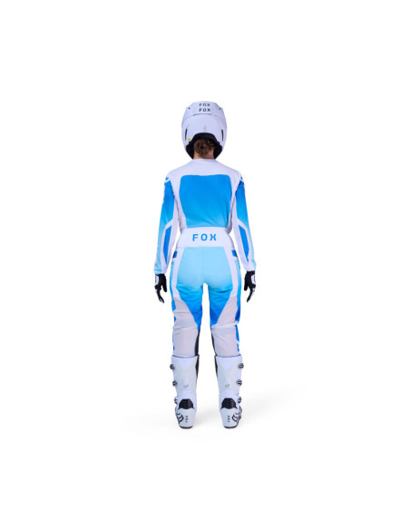 Maillot cross femme FOX 2026 180 Shield - Blanc Bleu
