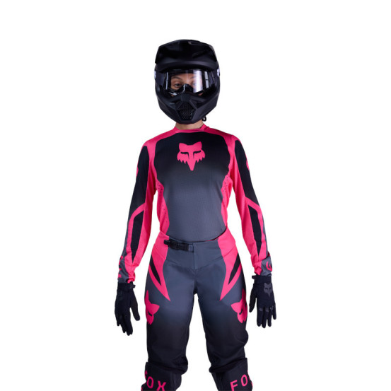 Maillot cross femme FOX 2026 180 Shield - Noir Rose