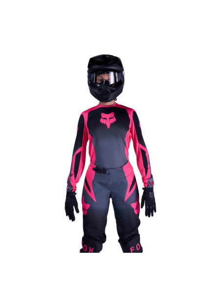 Maillot cross femme FOX 2026 180 Shield - Noir Rose