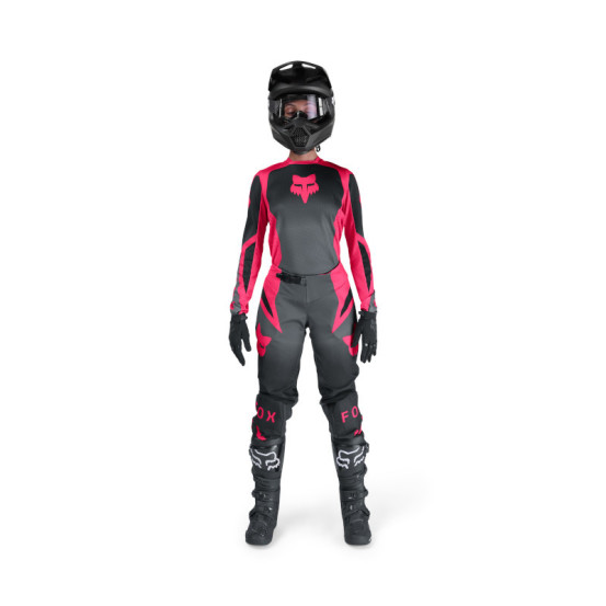 Maillot cross femme FOX 2026 180 Shield - Noir Rose