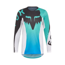 Maillot cross enfant FOX 2026 Flexair Spire - Aqua