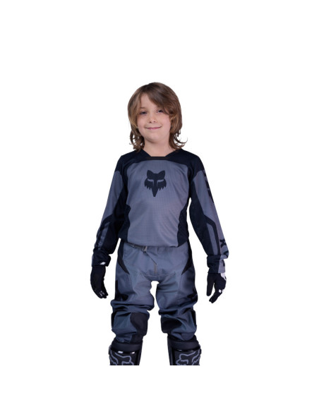 Maillot cross enfant FOX 2026 180 Shield - Noir