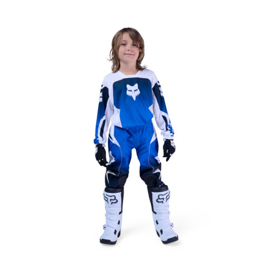 Maillot cross enfant FOX 2026 180 Shield - Bleu