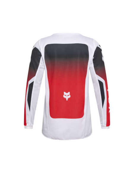 Maillot cross enfant FOX 2026 180 Shield - Rouge Fluo