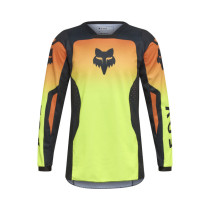 Maillot cross enfant FOX 2026 180 Shield - Jaune Fluo