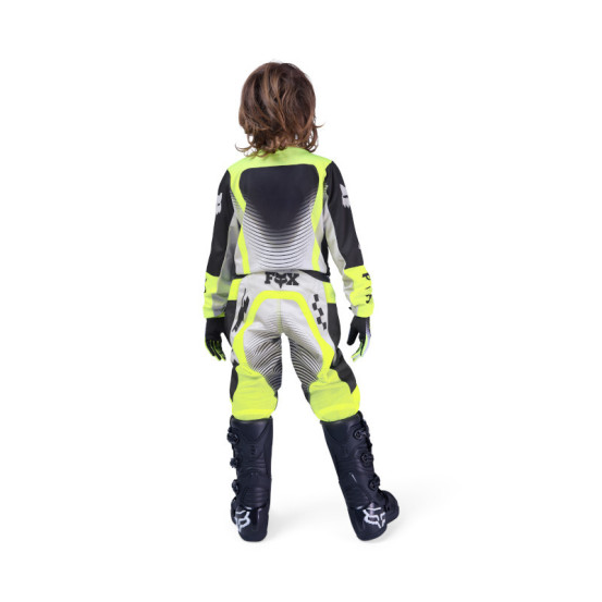 Maillot cross enfant FOX 2026 180 Collect - Gris Jaune