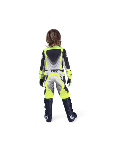 Maillot cross enfant FOX 2026 180 Collect - Gris Jaune
