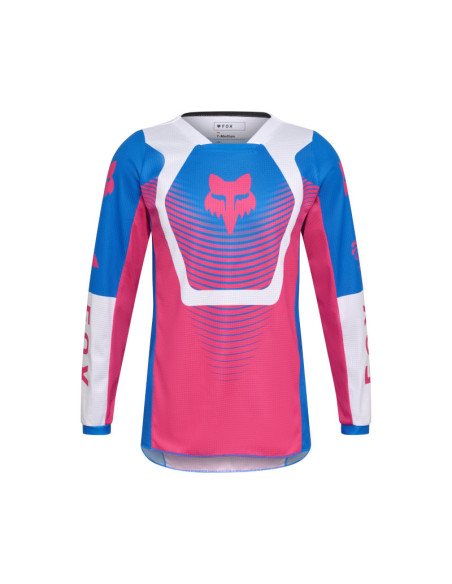 Maillot cross enfant FOX 2026 180 Collect - Bleu Rose