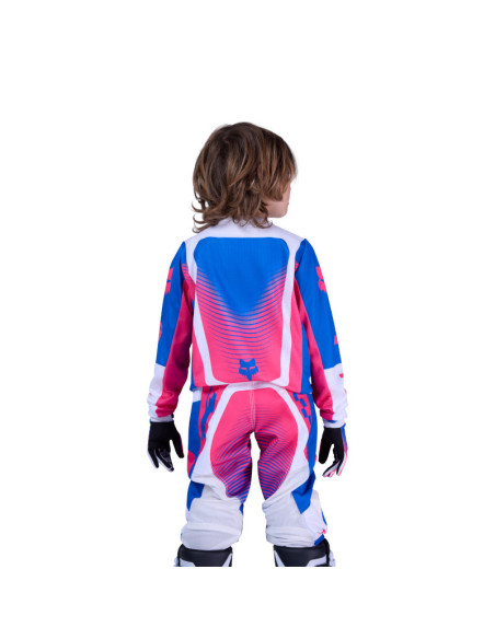 Maillot cross enfant FOX 2026 180 Collect - Bleu Rose
