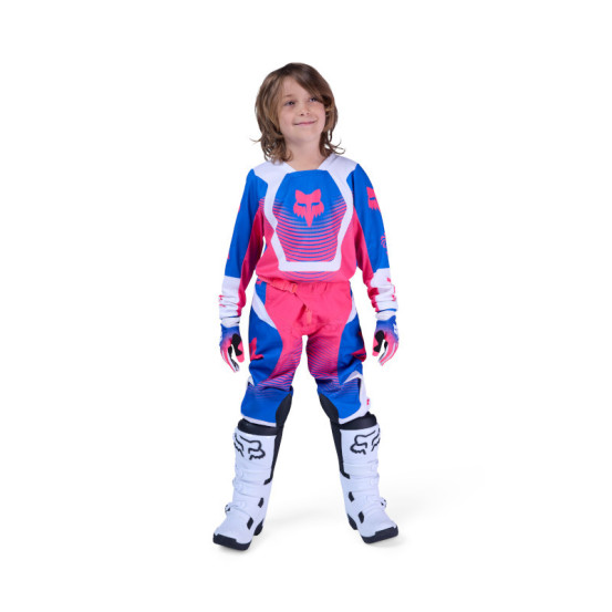Maillot cross enfant FOX 2026 180 Collect - Bleu Rose