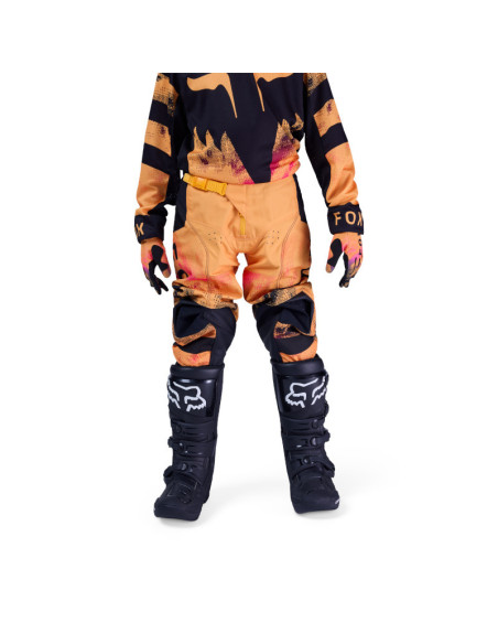Pantalon cross enfant FOX 2026 180 Kairos - Orange Tangerine