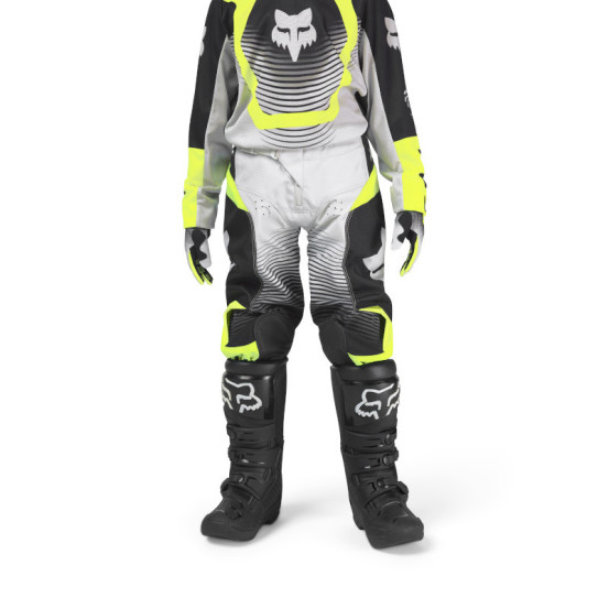 Pantalon cross enfant FOX 2026 180 Collect - Gris Jaune