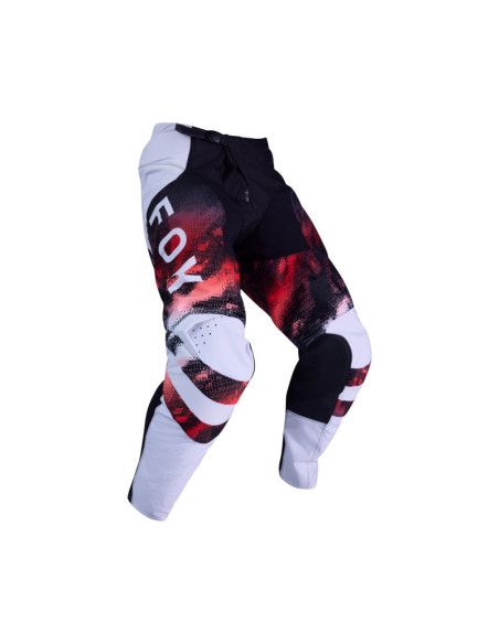 Pantalon cross FOX 2026 180 Kairos - Blanc Rouge Fluo