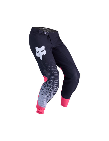 Pantalon cross femme FOX 2026 Flexair Fracture - Blanc Noir