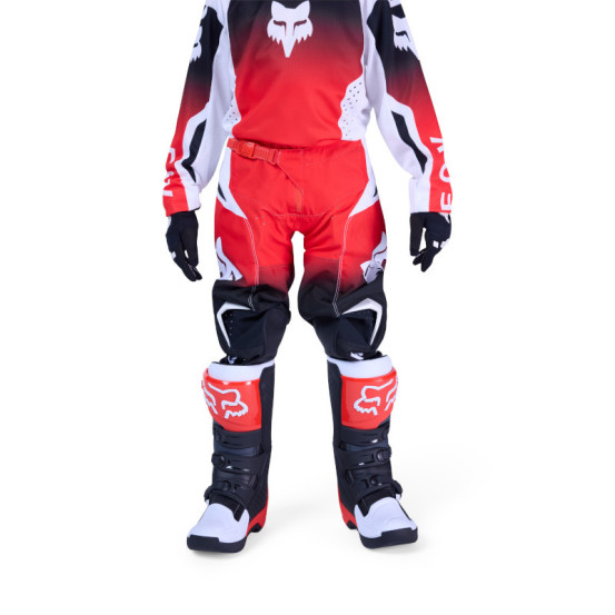 Pantalon cross enfant FOX 2026 180 Shield - Rouge Fluo