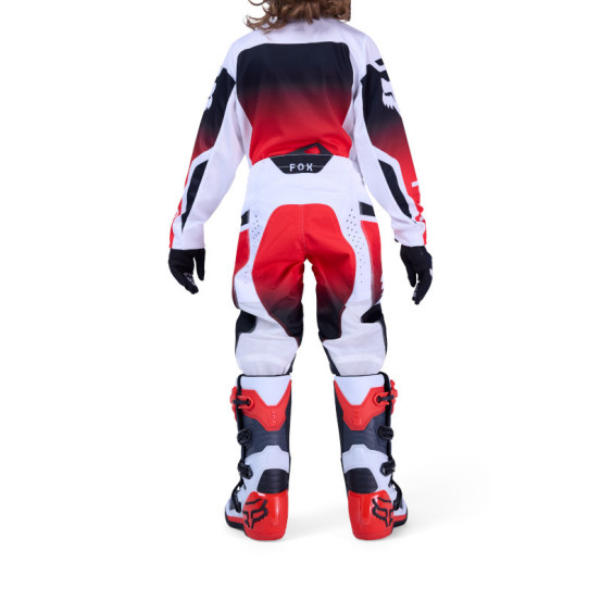 Pantalon cross enfant FOX 2026 180 Shield - Rouge Fluo