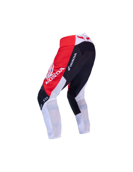 Pantalon cross FOX 2026 180 Honda - Rouge Fluo