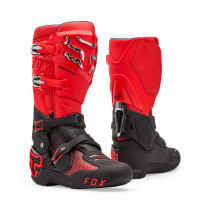 Bottes cross FOX Instinct - Rouge Fluo