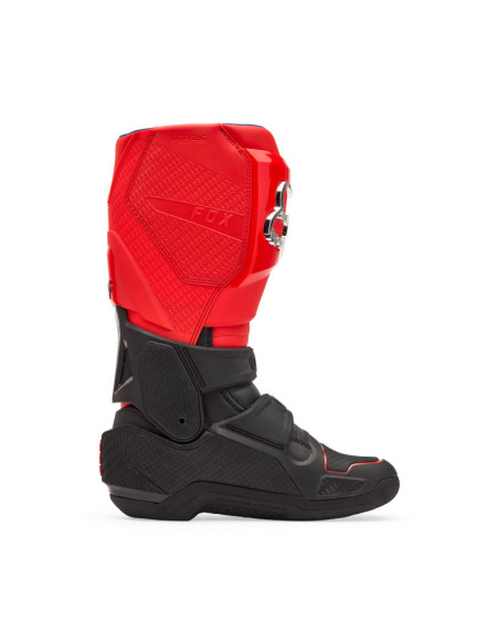 Bottes cross FOX Instinct - Rouge Fluo