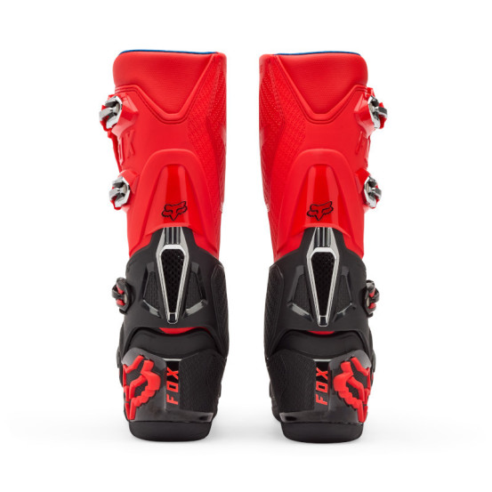 Bottes cross FOX Instinct - Rouge Fluo