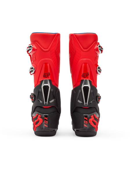 Bottes cross FOX Instinct - Rouge Fluo