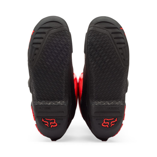 Bottes cross FOX Instinct - Rouge Fluo