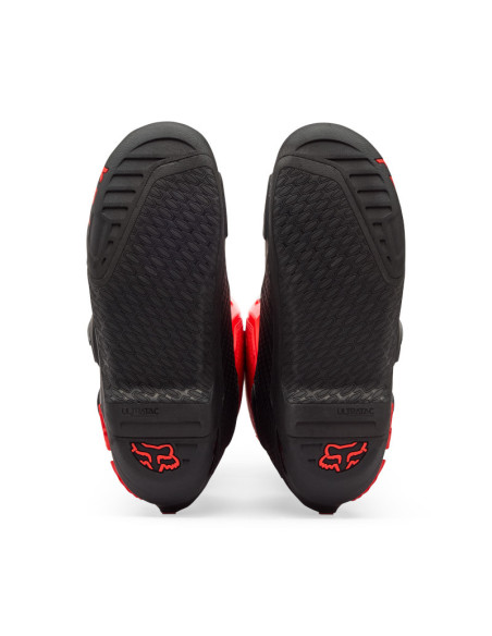 Bottes cross FOX Instinct - Rouge Fluo