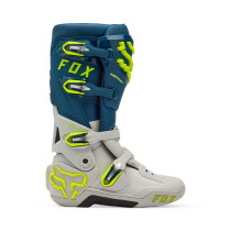 Bottes cross FOX Instinct - Bleu Jaune 2