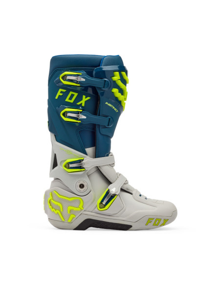 Bottes cross FOX Instinct - Bleu Jaune