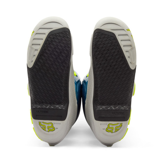 Bottes cross FOX Instinct - Bleu Jaune