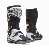 Bottes cross FOX Instinct - Blanc Noir Gris