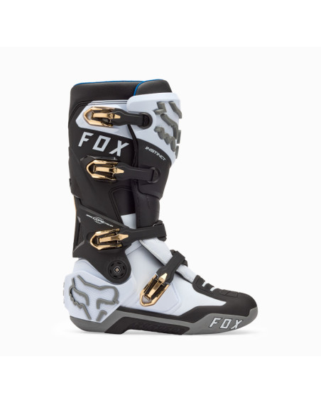 Bottes cross FOX Instinct - Blanc Noir Gris