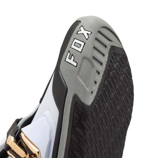 Bottes cross FOX Instinct - Blanc Noir Gris