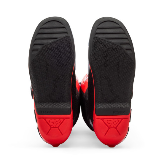Bottes cross FOX Comp - Blanc Rouge Fluo