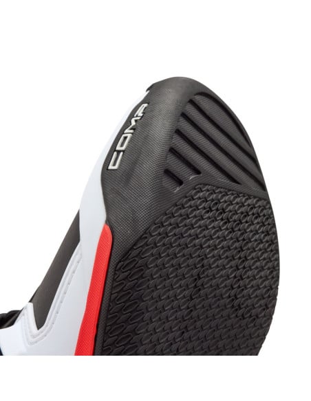 Bottes cross FOX Comp - Blanc Rouge Fluo