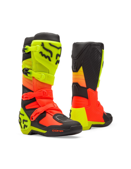 Bottes cross FOX Comp - Orange Jaune