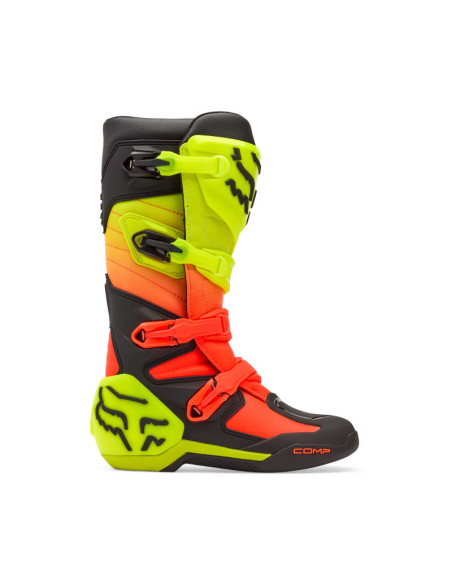 Bottes cross FOX Comp - Orange Jaune