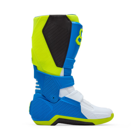 Bottes cross FOX Motion - Bleu Jaune