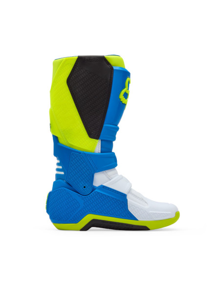 Bottes cross FOX Motion - Bleu Jaune
