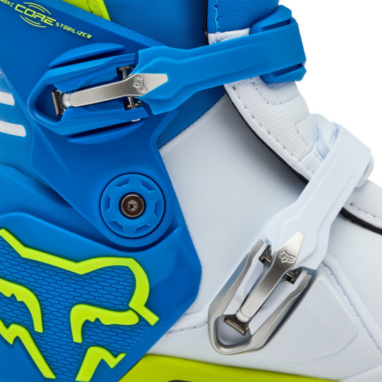 Bottes cross FOX Motion - Bleu Jaune