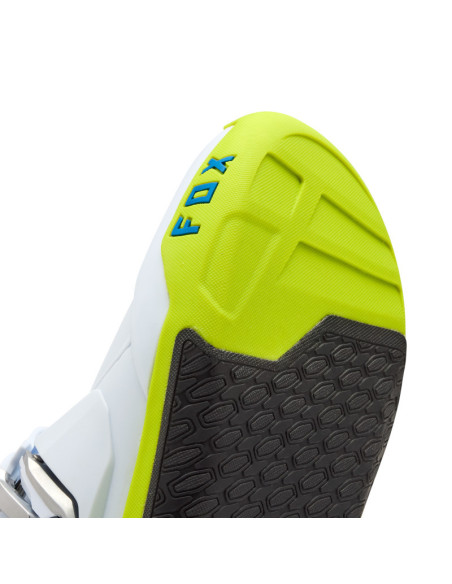 Bottes cross FOX Motion - Bleu Jaune