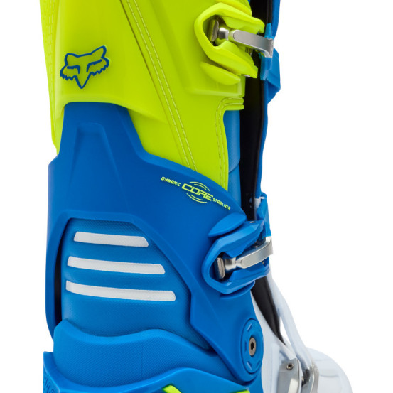 Bottes cross FOX Motion - Bleu Jaune