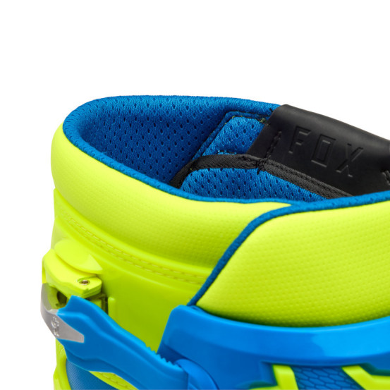 Bottes cross FOX Motion - Bleu Jaune