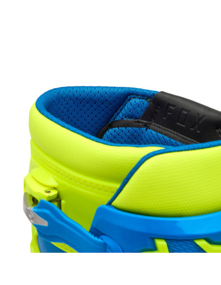 Bottes cross FOX Motion - Bleu Jaune