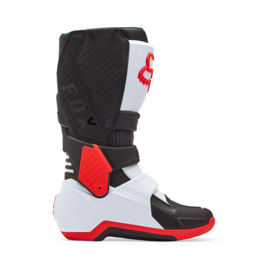 Bottes cross FOX Motion - Blanc Rouge Fluo