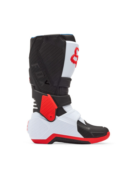 Bottes cross FOX Motion - Blanc Rouge Fluo
