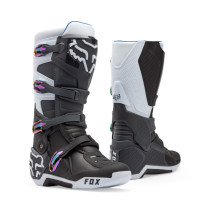 Bottes cross FOX Motion - Noir Gris Blanc