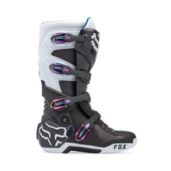 Bottes cross FOX Motion - Noir Gris Blanc